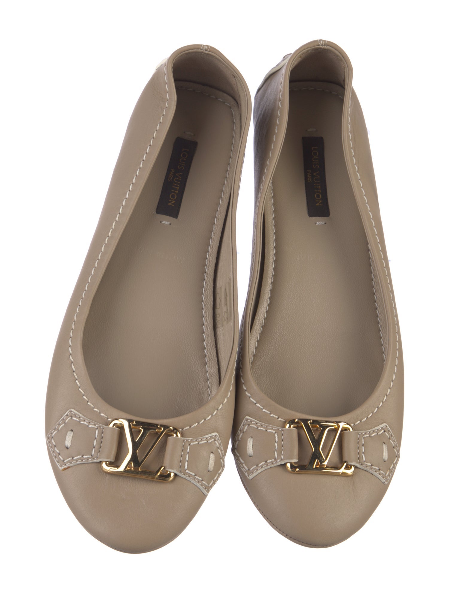 Louis Vuitton Leather Ballet Flats